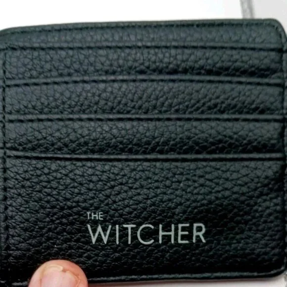 The Witcher Kaer Morhen Logo Bifold Wallet -New With Tags Black - Picture 5 of 9